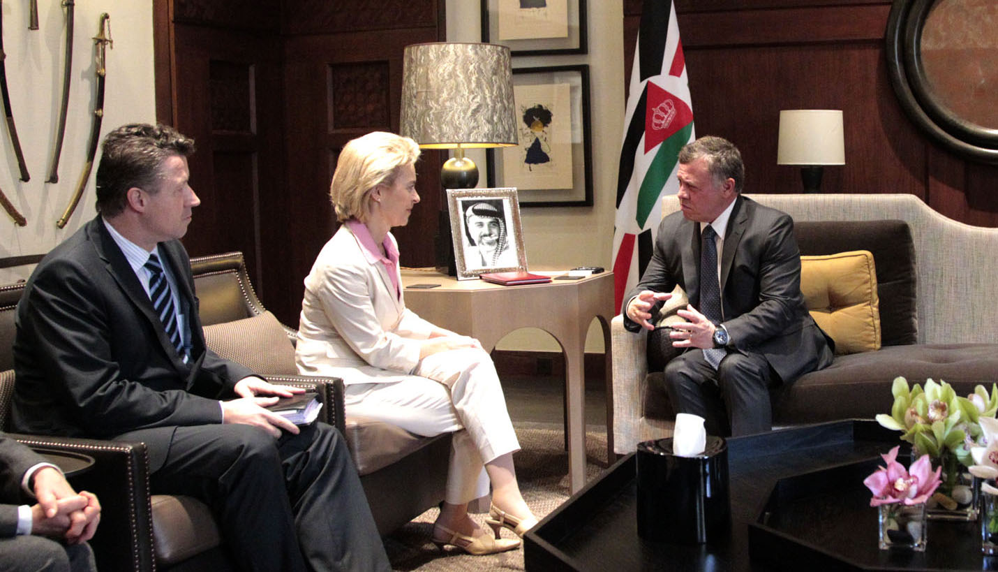 Leyen: Ürdün, İncirlik’e alternatif olmak için hazır